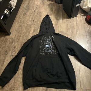 Disney Black Hoodie with Blue and White Design